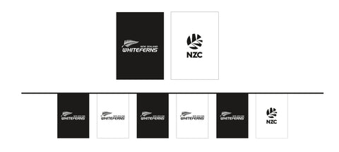 White Ferns®  Bunting - 2 sets. SAVE OVER $5.00!