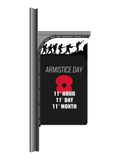 Armistice Day Street Flag