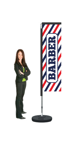 Barber Display and Flag. SAVE 20% Priced from: