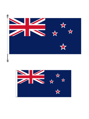 Buy a New Zealand Standard Flag and get a New Zealand Supporters Flag for 1/2 price! SAVE $12.00!