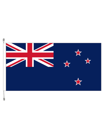 New Zealand Flag - Heavy Duty Woven PolyBunting Long Life. SAVE $10.00! Free Shipping.