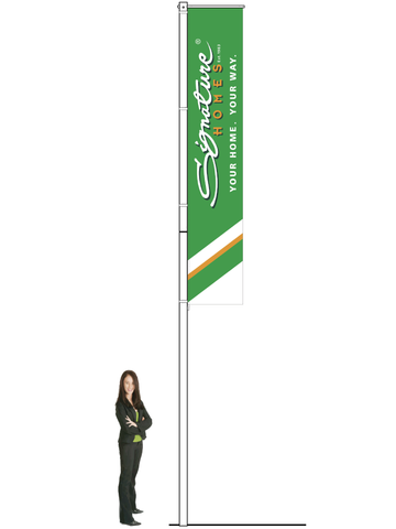 Signature Homes Swing Arm Flagpole. Does not include flag.