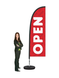 Open Flag and Display. Premium.  2.5m High. SAVE $30.00!*  Priced From: