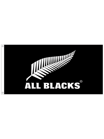 All Blacks Supporters Flag