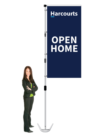 Harcourts Durapole XT Display- OPEN HOME