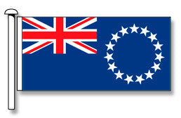 Cook Islands Flag - Premium (with exclusive Swivel Clips).