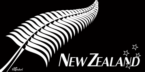 Flagmakers Silver Fern Flag - Premium (with exclusive Swivel clips).