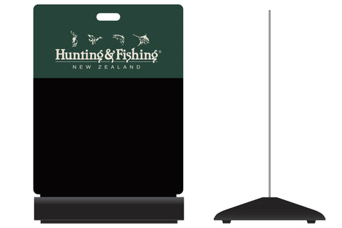 Hunting and Fishing ChalkBoard Sign.