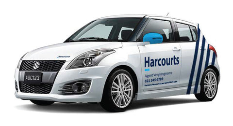 Harcourts Small Car Graphics