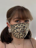 FACE MASKS. LEOPARD SKIN DESIGN ADULT AND CHILD SIZES. PRICED FROM: