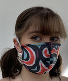 FACE MASKS. RETRO SWIRL DESIGN CHILD SIZE ONLY. PRICED FROM: