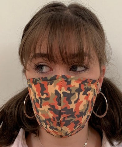 FACE MASKS. DESERT CAMO DESIGN ADULT AND CHILD SIZES. PRICED FROM: