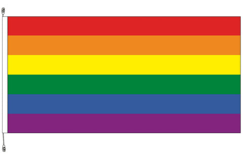Pride Rainbow Horizontal Flag 1800x900mm