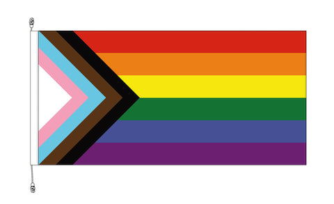 Progress Pride Horizontal Flag 1800x900mm