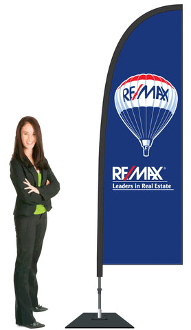 Remax Durapole Flex Single Sided Flag Display.