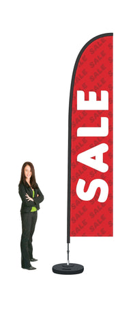 Sale Flex Flag and Display.  Premium.  Large. 3.5m High.  SAVE  $30.00!*. Priced From: