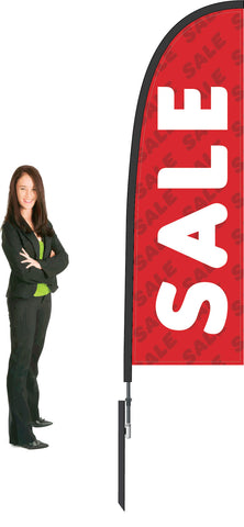 Sale Flex Flag and Display - Premium. 2.5m High. SAVE $30.00!* Priced From: