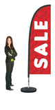 Sale Flex Flag and Display - Premium. 2.5m High. SAVE $30.00!* Priced From: