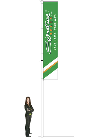 Signature Homes Swing Arm Flagpole. Does not include flag.