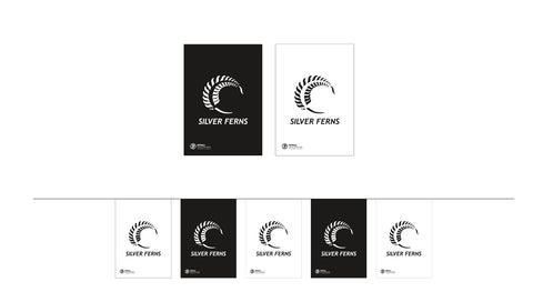 Silver Ferns®  Bunting - 2 sets. SAVE OVER $5.00!