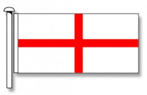 England (St Georges Cross) Flag - Premium (with exclusive Swivel Clips). Free Shipping in NZ!*